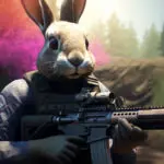 Bunny soldier.