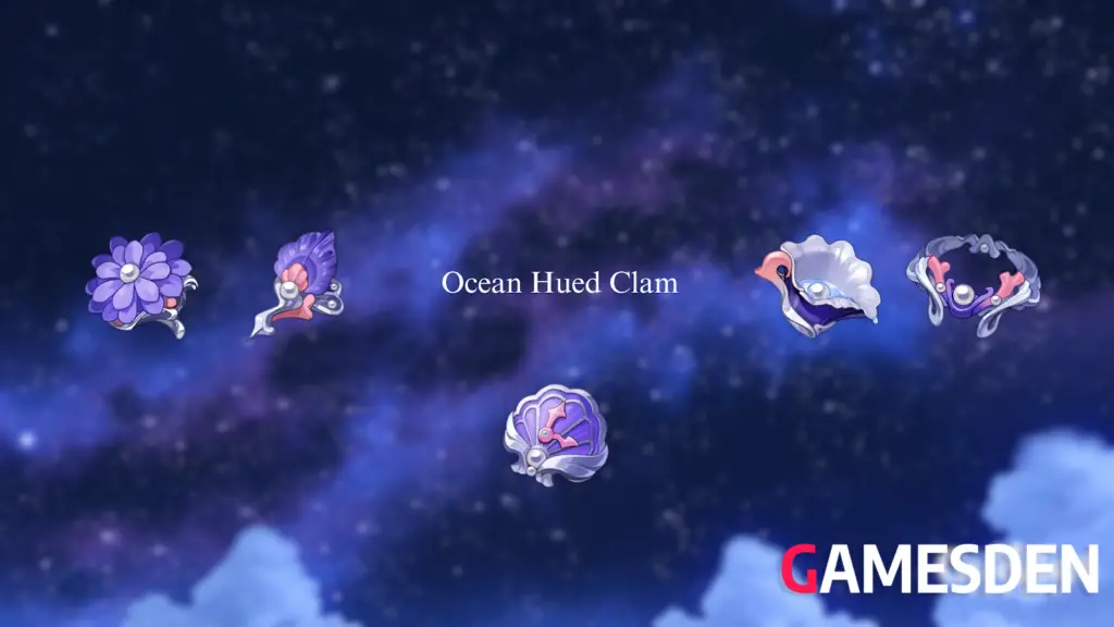 Ocean Hued Clam