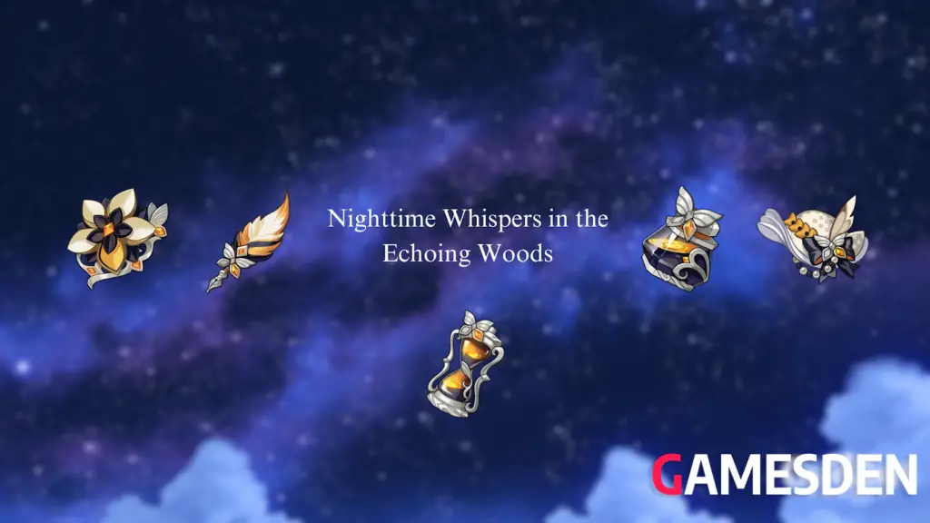 Nighttime Whispers In The Echoing Woods (4-Piece)
