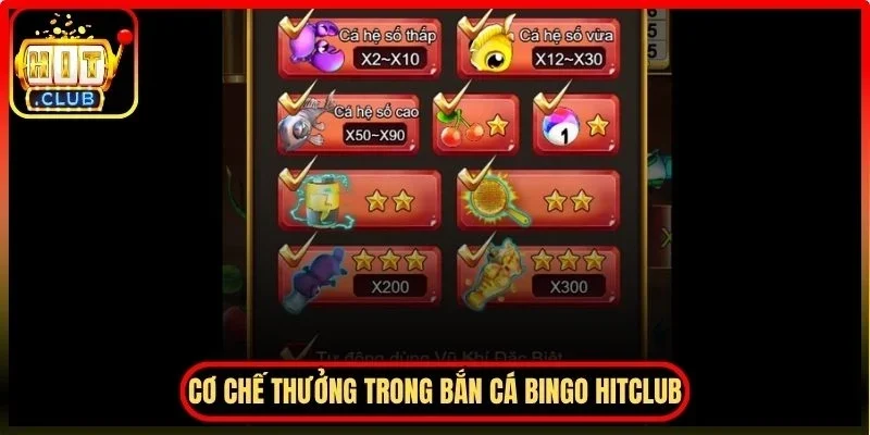 Bắn Cá Bingo Hitclub – Mẹo Chơi Và Chiến Thuật Tối Ưu 3 Hitclub Cơ chế thưởng trong bắn cá Bingo Hitclub