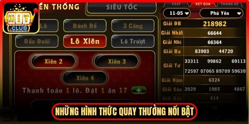 Những hình thức quay thưởng nổi bật được nhiều người lựa chọn