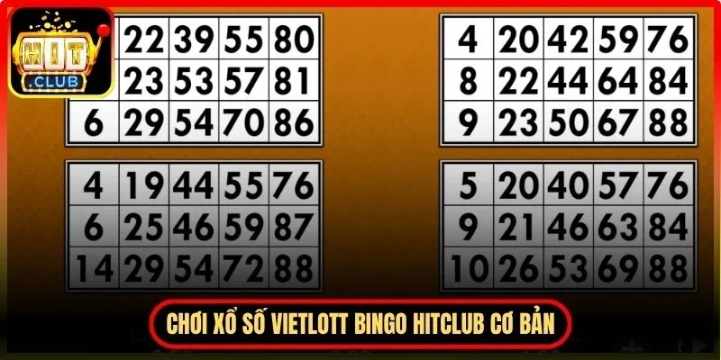 Bắt đầu từ cách chơi xổ số vietlott Bingo Hitclub cơ bản